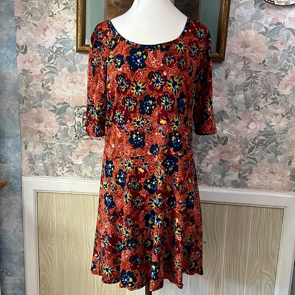 LulaRoe Stretch Dress size: 3XL